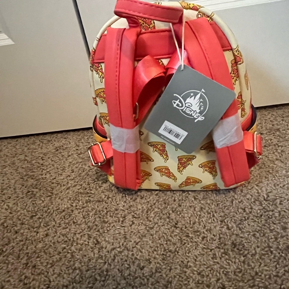 Disney Mickey Pizza Loungefly Mini Backpack - Picture 5 of 9